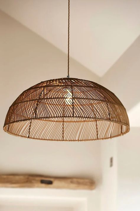 Boho Beach Bedroom, Rattan Lights, Rattan Lighting, Celing Light, Rattan Light, Rattan Light Fixture, Rattan Lampshade, Dining Room Ceiling Lights, Boho Lighting