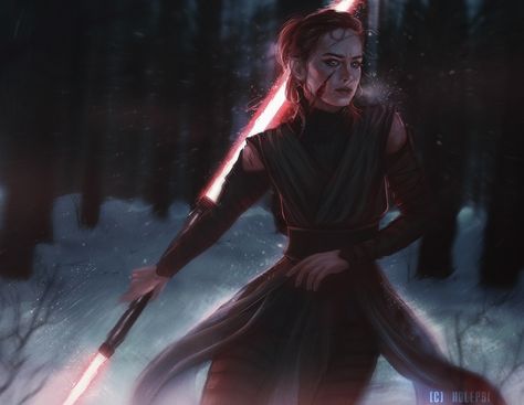 the wars in our stars                                                                                                                                                                                 More Kylo Ren And Rey, Star Wars Sith, Rey Star Wars, Star Wars Rpg, The Knight, Star Wars Artwork, Star Wars Fan Art, Star Wars Images, Star Wars Jedi