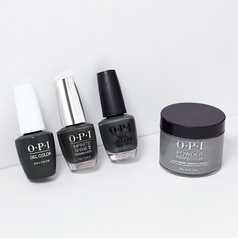 #RubAPubPub: A dark coal gray that brings on the glam for the holidays. Now available in #OPIPowderPerfection! 🎉 #ColorIsTheAnswer #OPIPro #GrayNails #NYENails #OPIScotland #DarkNails #ModernNails #DipMani #OPIObsessed #DipNails Interview Nails, Nye Nails, Opi Polish, Long Lasting Nail Polish, Fall Nail Trends, Opi Infinite Shine, Modern Nails, Gray Nails, Long Lasting Nails