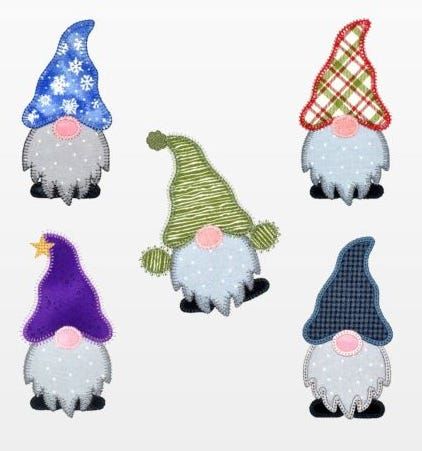 Gnome Quilt Patterns Free, Gnome Quilt, Free Applique Patterns, Appliqué Patterns, Mini Quilt Patterns, Gnome Sweet Gnome, Quilting Applique, Beginner Sewing Projects, Quiet Book Ideas