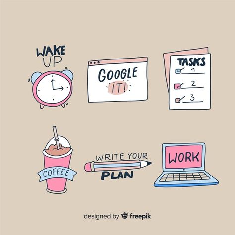 Work stickers to decorate photos Free Ve... | Free Vector #Freepik #freevector #coffee Work Stickers For Planner, Planner Sticker Ideas, Organization Stickers, Coffee Cartoon, Work Stickers, Tumblr Stickers, Scrapbook Stickers Printable, Planner Scrapbook, Photo Decor