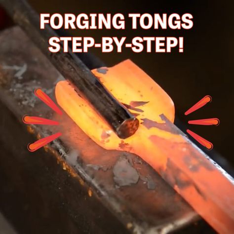 Diy Forge How To Make, Metalworking Tools, Blacksmith Projects That Sell, Blacksmith Projects Ideas, Forge Blower, Blacksmith Supplies, Forging Tongs, Blacksmith Power Hammer, Blacksmith Tongs