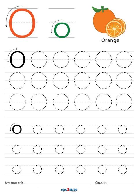 Free Printable Letter O Tracing Worksheets Letter O For Preschoolers, Letter O Worksheets Preschool, Letter O Tracing Worksheets, O Tracing Worksheet, Letter O Worksheet, Kindergarten Phonics, Kindergarten Phonics Worksheets, Preschool Colors, Free Printable Letters