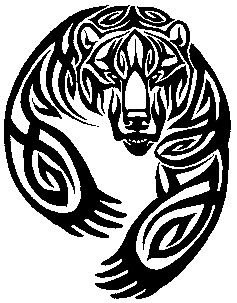 Native American Tribal Tattoo Designs | Dragon Cave Forum ... Interwoven Art, Alaska Tattoo, Bear Paw Tattoos, Tattoo Celtic, Celtic Bear, Celtic Tattoo Designs, Bear Tattoo Designs, Indian Symbols, Vegas Tattoo