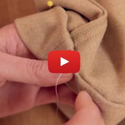 Learn a technique for hemming pants properly using a blind hem with this "How to Hem Pants" video. How To Hem Pants By Hand Step By Step, How To Hem Dress Pants By Hand, How To Hem Trousers, How To Hem Pants With Original Hem, How To Hem Dress Pants, How To Hem Pants Without Sewing, How To Hem Pants By Hand, Pants Video, Hemming Pants