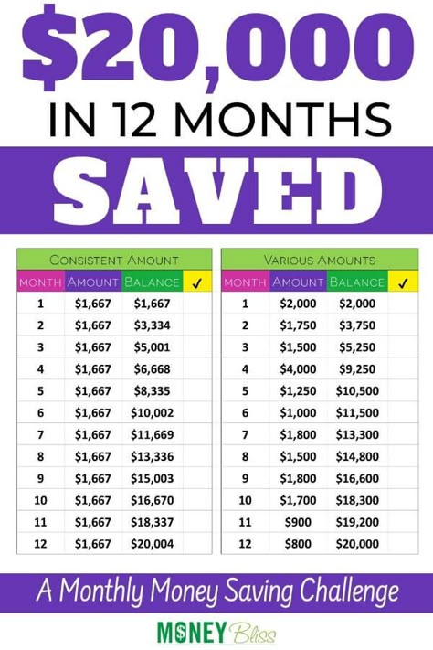 20k Biweekly Savings Plan, Saving Plan For House, Save Money For A House, How To Save 50000 In A Year, Savings For A House, Financial Savings Plan, Save In A Year, How To Save 20k In A Year, 20k Savings Plan