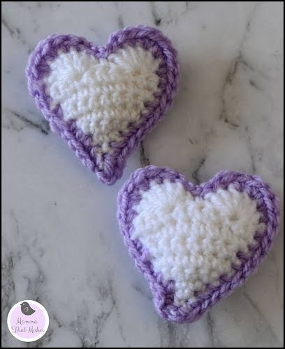 Mamma That Makes: Puff Heart Angel Baby Crochet, Crochet Heart Patterns, Crocheted Hearts, Baby Heart, Crochet Heart Pattern, Heart Crochet, Angel Babies, Valentines Crochet, V Stitch