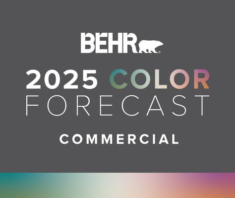 2025 Paint Color Trends for Commercial Paint Projects | BEHR PRO Behr Furniture Paint Colors, Behr Underwater, Offshore Mist Behr Paint, Half Sea Fog Behr Paint, Behr Paint Palette, 2025 Paint Color Trends, 2025 Color Trends, Behr Gray, Behr Blue