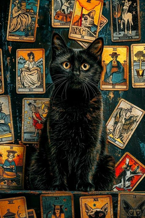 Tarot'S Cat Cats Of Ulthar, Outline Cat Tattoo, Black Cat Wallpaper, Simple Cat Tattoo, Wallpaper Gatos, Cat Tattoo Ideas, Wal Art, Cat Tattoo Designs, Witchy Wallpaper