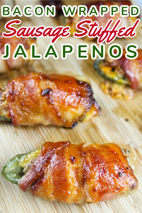 Smoked Jalapeno Poppers, Sausage Stuffed Jalapenos, Fresh Jalapeno, Wrapped Jalapeno Poppers, Bacon Wrapped Sausages, Bacon Jalapeno Poppers, Bacon Wrapped Jalapeno Poppers, Smoked Jalapeno, Jalapeno Popper Recipes