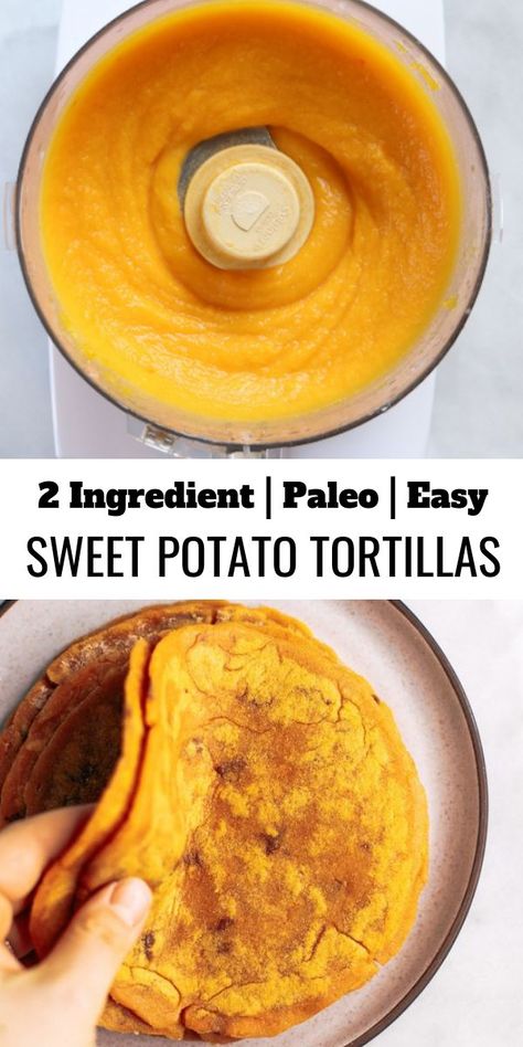 Sweet Potato Tortillas, Paleo Tortillas, Resep Vegan, Resep Diet, Paleo Recipes Easy, Tortilla Recipe, Easy Paleo, Recipe 30, Think Food