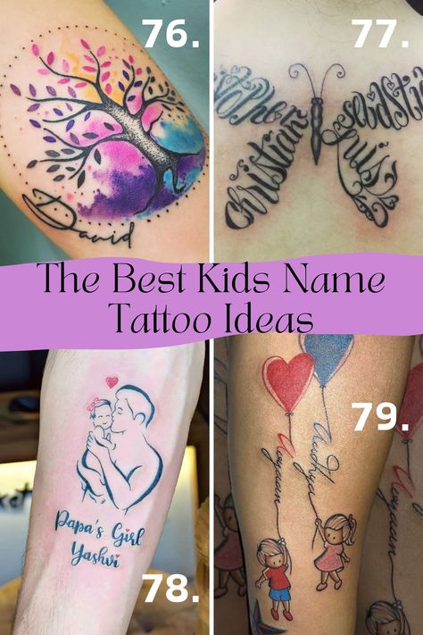 Tattoo Ideas Kids Names Unique, Tattoo Ideas With Kids Names, Tattoo Ideas Kids Names, Tattoo Ideas Kids, Kids Name Tattoos, Kid Name Tattoo Ideas Mothers, Kids Names Tattoo, Kids Name Tattoo, Bracelet Tattoos With Names