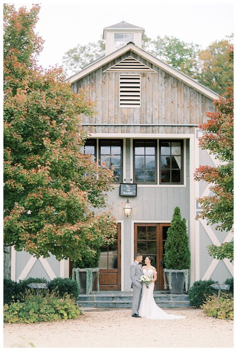 Virginia wedding couple stands in front of Pippin Hill Farm & Vineyards wedding venue near Charlottesville, VA. Wedding In Fall, Virginia Vineyard Wedding, Vineyard Wedding Reception, Wedding In November, Pippin Hill Wedding, Charlottesville Virginia Wedding, Green Wedding Flowers, Virginia Wedding Venues, Charlottesville Wedding