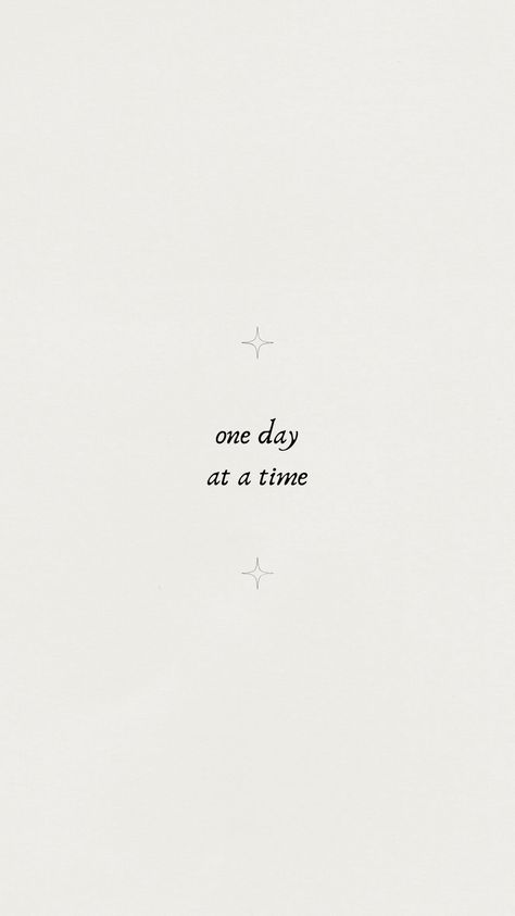 one day at a time minimal quote wallpaper Minimal Wallpaper Quotes, Minimal Quote Wallpaper, Short Simple Quotes Aesthetic, Better Yourself Wallpaper, One Day At A Time Background, Inspirational Quote Aesthetic, Minimal Motivational Quotes, Subtle Aesthetic Wallpaper, These Are The Days Quotes