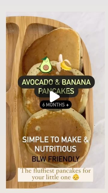 Banana Avocado Pancakes Baby, Avocado Pancakes Baby, Avocado Recipes For Babies, Avocado Recipes Toddler, Banana Baby Food Recipe, Banana Pancakes Baby, Banana Pancakes For Baby, Avocado Pancakes, Avocado Baby Food