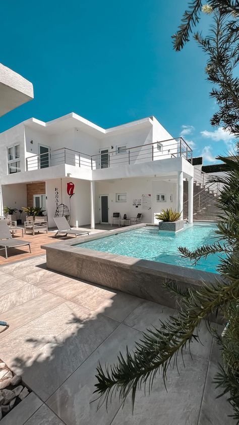 Puerto Rico Airbnb, Ocean Park Puerto Rico, House In Puerto Rico, Puerto Rico House, Gated Entrance, Beautiful Property, Ocean Park, San Juan Puerto Rico, Backyard Pool Designs