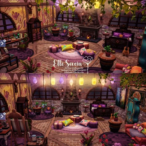 Dreamlight Valley Tangled Room, Ddlv Inspiration Room, Disney Dreamlight Valley Chest Room, Disney Dreamlight Valley Gem Room, Disney Dream Light Valley House Interior, Disney Dream Light Valley Room Ideas, Tangled Inspired Bedroom, Kitchen Dreamlight Valley, Ddlv Inspiration House