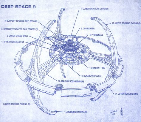 Star Trek Schematics | Deep Space Nine Star Trek Deep Space 9, Star Trek Wallpaper, Deep Space 9, Star Trek Ds9, Starfleet Ships, Star Trek Deep Space Nine, Star Trek Images, Starship Design, Deep Space Nine