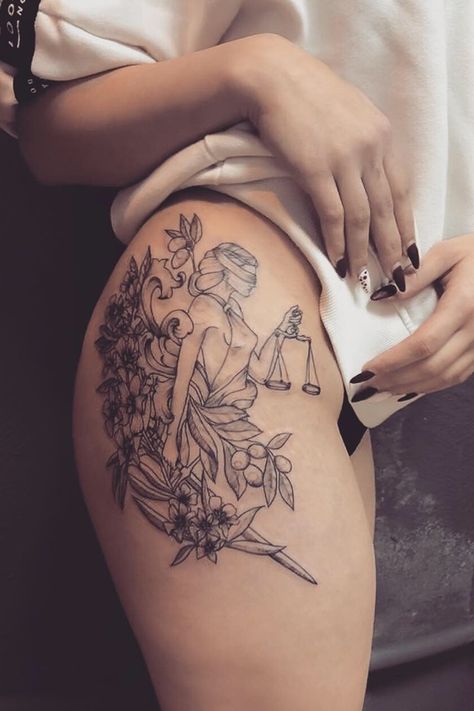 Persephone Goddess Of Spring, Themis Goddess, Greek Goddess Tattoo, Persephone Hades, Justice Tattoo, Greek God Tattoo, Persephone Goddess, Goddess Of Spring, Iris Tattoo