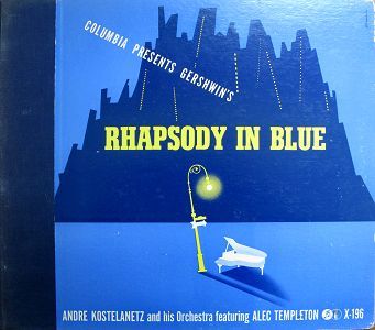 Gershwin - Rhapsody In Blue my all time favorite Ohio Players, George Gershwin, Music Graphics, Rhapsody In Blue, Massimo Vignelli, Posters Music, Lp Design, Reading Music, Lp Cover