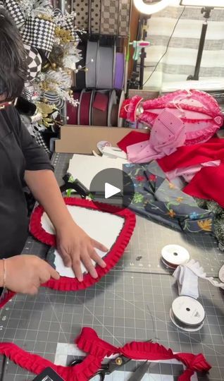 237K views · 2.8K reactions | Let’s make a Valentines Heart wreath attachment! Remember that you can make this in any fabric. Let your imagination run wild . | By Designs by Jordan | Facebook Wreath Attachment, Diy Wreath Attachments, Wreath Attachment Patterns, Heart Wreath Craft, Foam Sheets, Heart Wreath, Valentine Heart, Deco Mesh, Diy Wreath