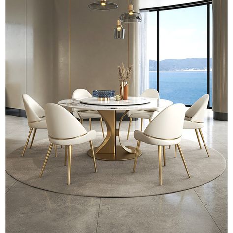 Round Marble Top Dining Table, Dining Room With Round Table, Round Dining Table For 6, Buy Dining Table, Round Dining Room Sets, Round Marble Dining Table, Round Dining Table Modern, Marble Top Dining Table, Round Dining Room Table