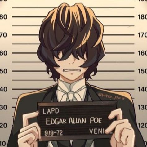 Allen Poe, Edgar Allen Poe, Bungou Stray Dogs Characters, Dog Icon, Psychological Horror, Bongou Stray Dogs, Edgar Allan Poe, Stray Dogs Anime, Matching Profile Pictures