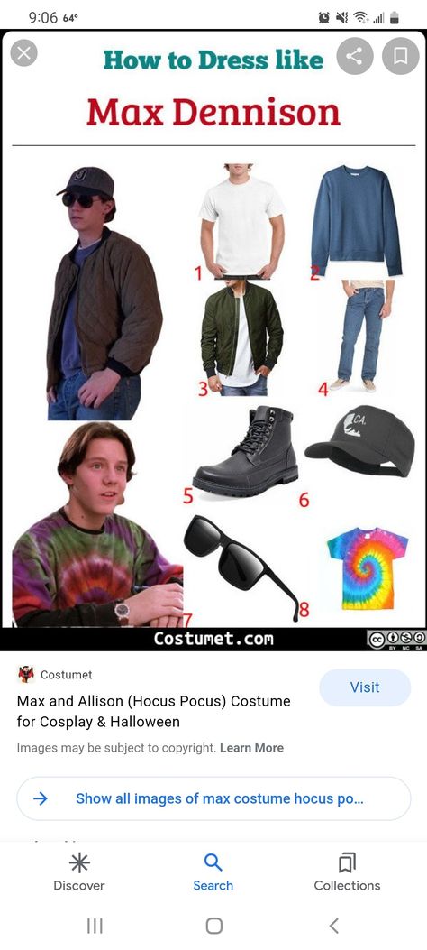 DIY costume Hocus Pocus Allison Costume, Max Dennison Outfit, Max And Allison Hocus Pocus Costume, Max Dennison Costume, Max Hocus Pocus Costume, Tv Show Character Day Spirit Week, Hocus Pocus Group Costume, Hocus Pocus Max Dennison, Dani Hocus Pocus Costume