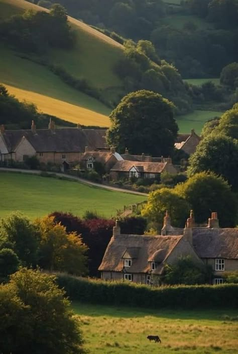 Rural England English Countryside, England Village Aesthetic, Old English Village Aesthetic, Old England Houses, Old English Village, Rural England Aesthetic, Rural Life Aesthetic, England House Aesthetic, English Village Aesthetic