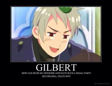 So awesome Hetalia Prussia, Prussia Hetalia, Baka And Test, Hetalia Germany, Germany And Prussia, Hetalia Russia, Rune Factory, Hetalia Characters, Vampire Knight