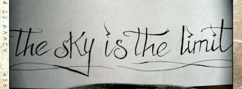 The sky is the limit The Sky Is The Limit Tattoos, Sky Is The Limit Tattoo, Sky Tattoos, Forearm Sleeve, Forearm Sleeve Tattoos, The Sky Is The Limit, Sky Is The Limit, Sleeve Tattoos, The Sky