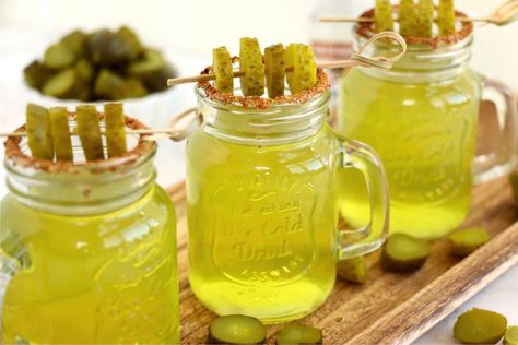 Pickle juice vodka, also known as "pickleback," has been gaining popularity in the cocktail scene in recent years. This unique concoction combines the Cooking Techniques Basic, Pickle Vodka, Breakfast Cocktails, Healthy Fruit Desserts, Alfredo Sauce Recipe, Food Substitutions, Bread Snacks, Alfredo Recipe, Cocktail Desserts