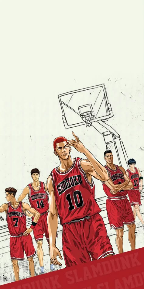 Basketball Workouts Training, Slam Dunk Manga, Slam Dunk Anime, Dragon Ball Super Wallpapers, Anime Episodes, Wallpaper Dekstop, Sports Anime, Slam Dunk, Dark Wallpaper