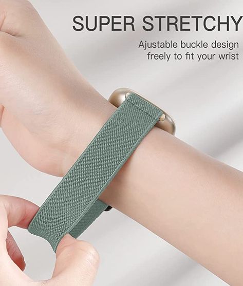 Amazon.com: Adorve Compatible with Fitbit Sense Bands / Fitbit Versa 3 Band / Versa 4 Band Women Men, Adjustable Stretchy Solo Loop Elastic Nylon Sport Strap for Smart Watch Wristband : Electronics Fitbit Versa 3, Fitbit Bands, Fitbit Watch, Loop Bands, Smart Watches, White Leopard, Boho Green, Silicon Bands, Fitbit Flex