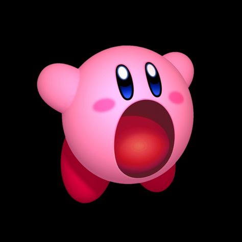 Kirby Mouth Open, Imessage Sticker, Phone Inspo, Extremely Funny Jokes, Kirby, Funny Jokes, Drawings, Funny, Instagram