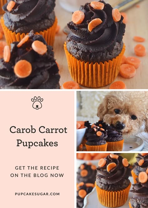 Carob Dog Cake, Pup Tart Recipe, Dog Brownies Recipe, Dog Baked Goods, Pupcakes Dog, Dog Birthday Parties, Pupcake Recipe, Pup Treats, Dog Cake Recipes