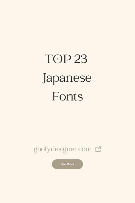 Find out the best Japanese fonts out there. Check out my article where you’ll find amazing font inspiration for Japanese fonts. #fonts #fontideas #fontinspiration #bestfonts #japanesefonts Japanese Like Font, Asian Style Font, Japanese Menu Ideas, Japan Font Design, Japanese Font Style, Japanese Logo Minimalist, Japanese Font Tattoo, Japanese Font Design, Japanese Branding Design