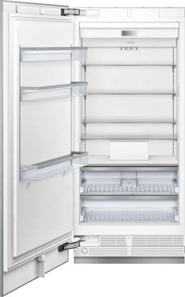 Thermador Vs. Sub-Zero Refrigerator Columns (Ratings / Reviews / Prices) Built In Freezer, Integrated Refrigerator, Produce Bin, Frigidaire Professional, Refrigerator Brands, Column Refrigerator, House Appliances, Refrigerator And Freezer, Homes Kitchen