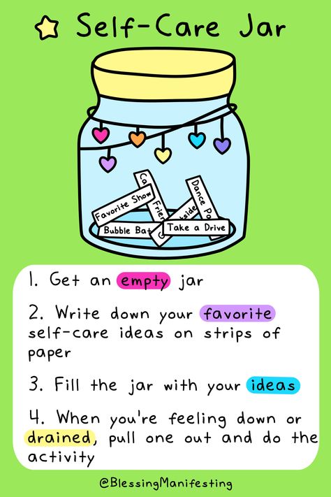 Self Care Binder, Self Care Jar, Self Care Schedule, Weekend Reset, Therapist Quotes, Self Care Quotes, When Youre Feeling Down, Self Care Ideas, Feeling Drained