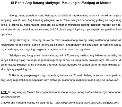 This is the example of short stories about for children or kids (in tagalog version). Filipino Story Tagalog, Tagalog Story For Kids, Tagalog Story With Moral Lesson, Kwentong Pabula Story Tagalog, Maikling Kwento Tagalog, Filipino Short Stories, Filipino Story, Story With Moral Lesson, Learning Filipino