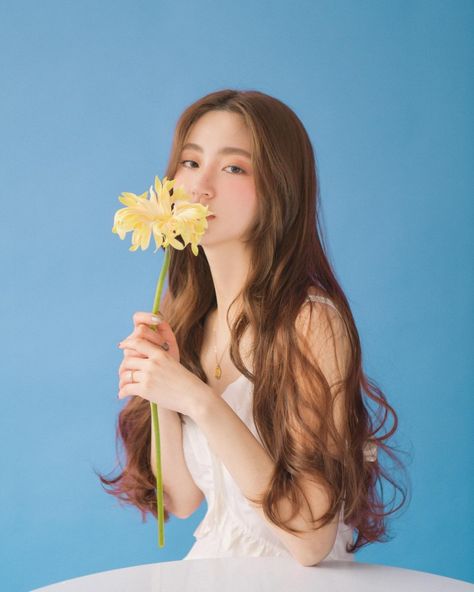 Korean Photoshoot, Debut Photoshoot, Flower Photoshoot, Studio Photography Poses, Grad Photoshoot, Photoshoot Studio, 사진 촬영 포즈, Creative Shot, Self Portrait Poses