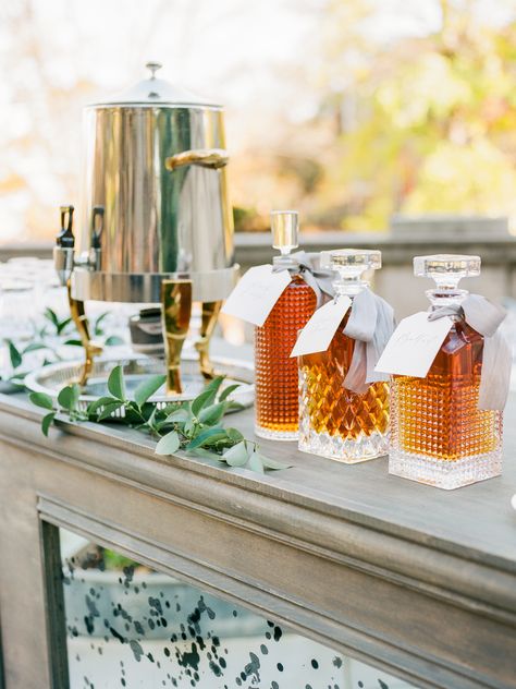 Apple Cider Bar Ideas, Cider Bar Ideas, Apple Cider Bar Wedding, Cider Bar Wedding, Apple Cider And Bourbon, Apple Cider Wedding, Bourbon Wedding, Apple Cider Bar, Holiday Bar Cart