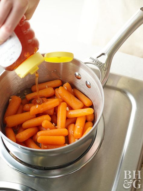 Carrots On The Stove, Ways To Cook Carrots, Boiled Carrots Recipe, How To Cook Carrots, Cooked Baby Carrots, Boiled Carrots, Cook Carrots, Carrot Recipes Side Dishes, Glazed Baby Carrots