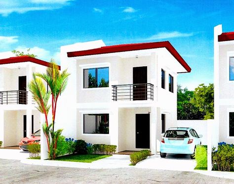 Toilet And Bath, House Models, Beautiful Small Homes, Service Area, Villa Style, 0 Interest, Townhouse Designs, Building Plans House, Duplex House Plans