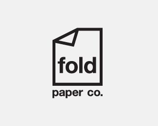 This is a perfect logo! Paper shaped logo for the paper company and the corner of it actually folded :) Paper Company Logo, Bc Logo, Minimal Graphic Design, Fun Logo, Brand Symbols, Presentation Cards, Love Logo, Blog Logo, Company Logo Design