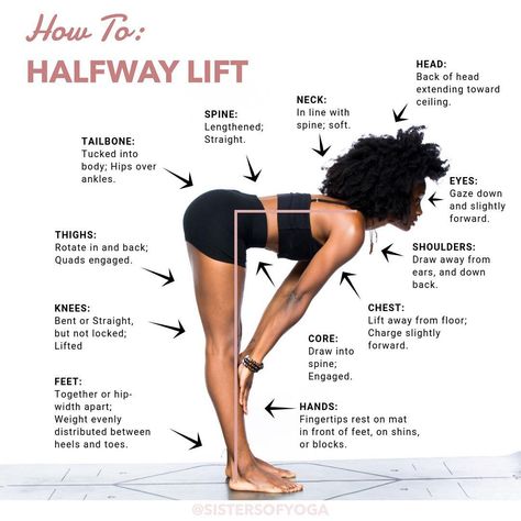 #SistersOfYoga #SOYTutorial . BENEFITS OF HALF-LIF Yoga Girls, Yoga Anatomy, Yoga Beginners, Yoga Techniques, Sup Yoga, Partner Yoga, Basic Yoga, Yoga Moves, Bikram Yoga