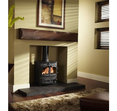 Villager Chelsea Duo Multi Fuel Stove Gas Stove Fireplace, Double Sided Log Burner, Wood Burner Fireplace, Wood Burning Stoves Living Room, Log Burner Fireplace, Log Burner Living Room, Wood Burners, Wood Stove Fireplace, Double Sided Fireplace