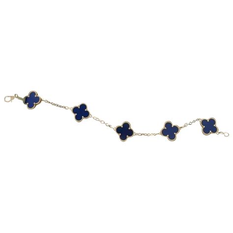 Blue Van Cleef Bracelet, Blue Van Cleef, Van Cleef Bracelet, Cleef Bracelet, Navy Blue Vans, Navy Vans, Gossip Girl Outfits, Van Cleef & Arpels, Blue Vans