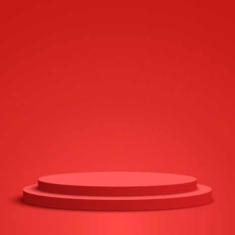 Premium Vector | Red podium. pedestal. Promo Background, Frederic Malle, Golden Background, Theatre Stage, Red Curtains, Geometric Form, Carpet Stairs, Orange Background, Drapery Fabric