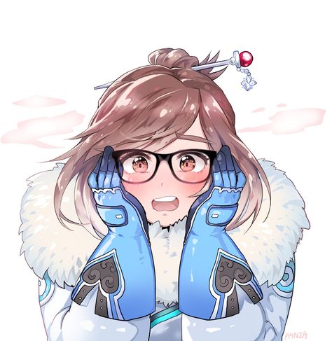 Overwatch Mei, Overwatch Wallpapers, Overwatch Memes, Overwatch Comic, Overwatch Fan Art, Overwatch 2, Wearing Glasses, Overwatch, Game Art